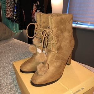 NY&C Camel Booties BRAND NEW
